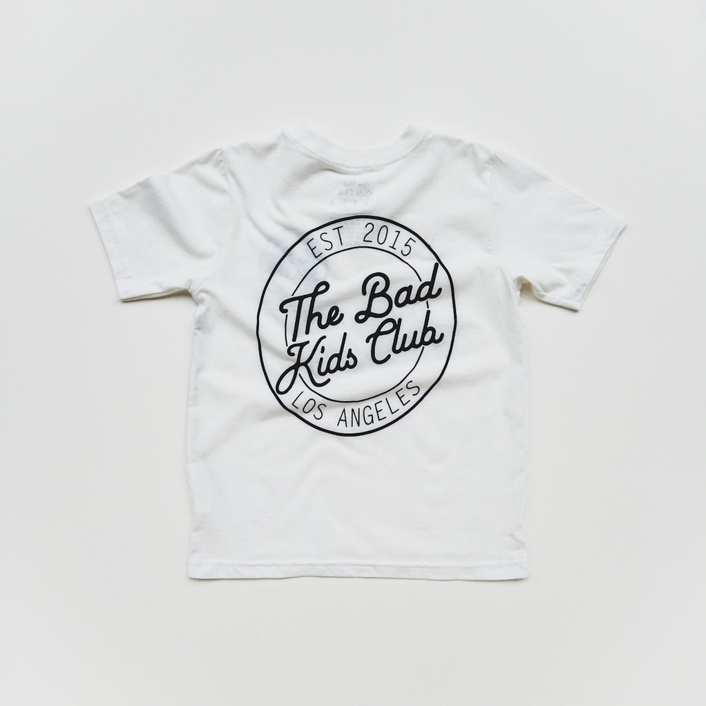 bad kids circle t-shirt - black