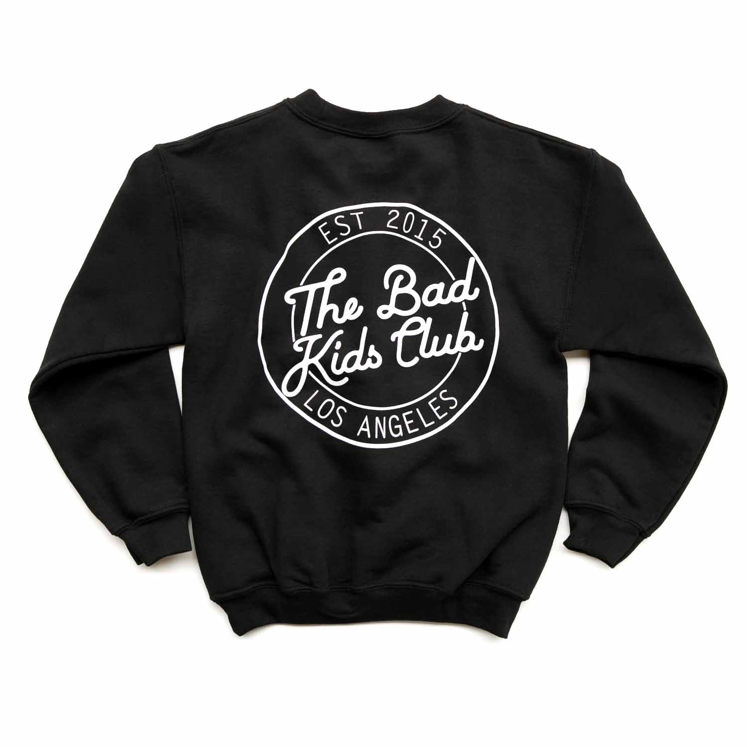 bad kids circle sweatshirt - black