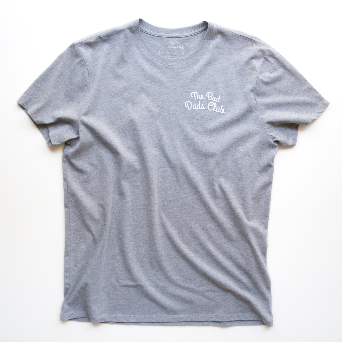 THE BAD DADS CLUB DOUBLE ARCH LOGO T-SHIRT GRAY