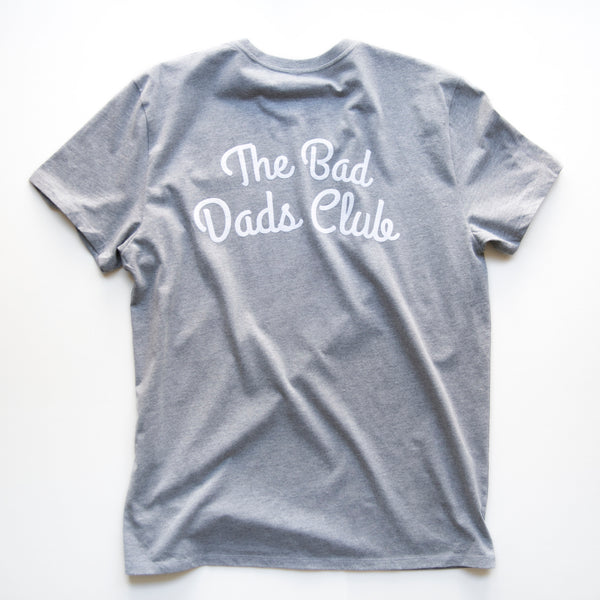 THE BAD DADS CLUB DOUBLE ARCH LOGO T-SHIRT GRAY